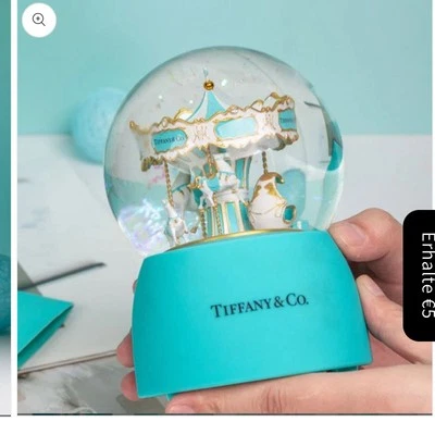 TIFFANY & CO. Tiffany & Co Schneekugel Music Box Globe – Carrossel 🎠