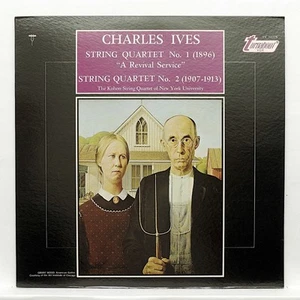 KOHON STRING QUARTET ⸺ IVES String Quartets nos.1 & 2 ⸺ TURNABOUT LP NM - Imagen 1 de 2