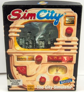 Grande boîte Sim City originale complète - disquettes 3,5" et 5,25" - Maxis - Photo 1/5