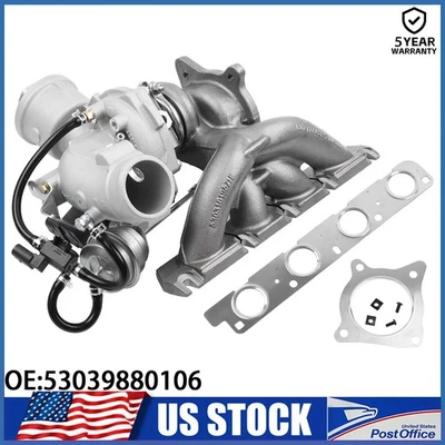 Turbo Turbocharger for Audi A4 TT 2.0T B7 BUL BWE BWT K03 2005-2009 53039880106 Foto 1 de 4