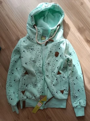 Neue Warme Sweatjacke Mit Sterne Kaputze S M Gefüttert  - Bild 1 von 3