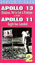Apollo 13: Houston, Weve Got a Problem/Apollo 11: The Eagle Has Landed (VHS,... - Image 1 of 1