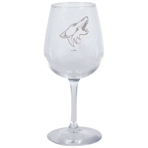 Arizona Coyotes 12.75oz. Stemmed Wine Glass Cover