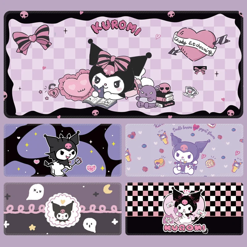 Anime Kuromi My Melody Mouse Pad Cute PC Desk Mat Cinnamoroll Table Pad L/XL---- - Image 1 of 1