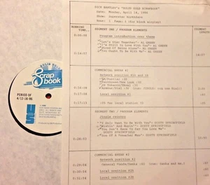 RADIO SHOW: 4/14/86 BIRTHDAYS: AL GREEN,DUSTY SPRINGFIELD,BOBBY VINTON,JACKSON 5 - Picture 1 of 2