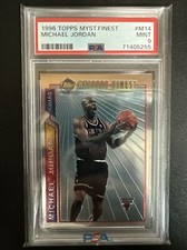 1996-97 Topps Mystery Finest #M14 Michael Jordan Chicago Bulls HOF PSA 9 MINT