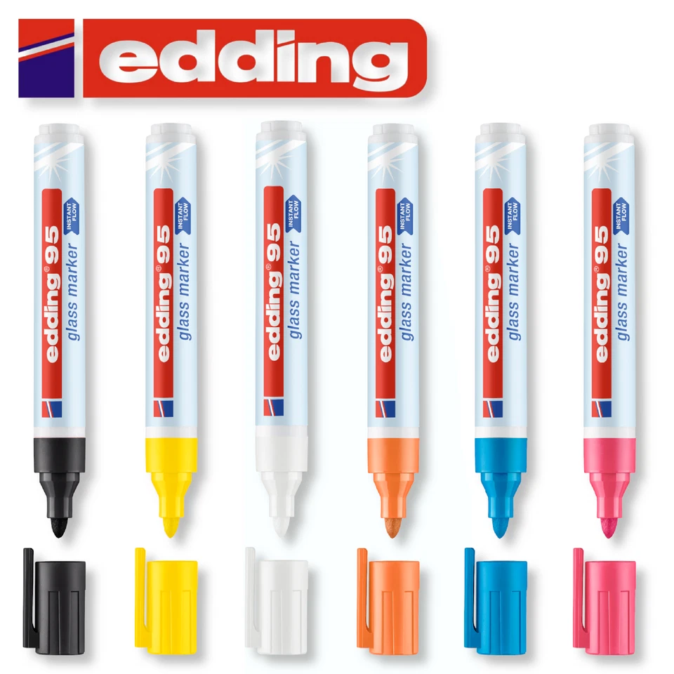 Edding 95 Glasmarker  Marker Glas abwischbar - Bild 1 von 1
