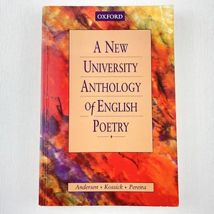 A New University Anthology of English Poetry By E Pereira M. C. Andersen PB Book - Picture 1 of 13