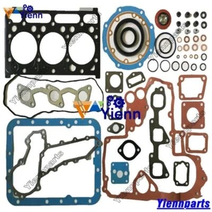 D1703MDI D1703-M-DI-E4B Full Overhaul Gasket Kit Upper Lower For Kubota Engine - Picture 1 of 2