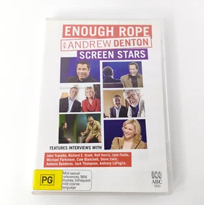 Enough Rope with Andrew Denton: Screen Stars- 2 x DVD -TV interviews - Free Post - Picture 1 of 5