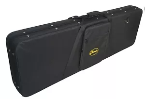 Electric Bass Guitar Case Hard Foam pod in Black Top quality by Clearwater - Picture 1 of 7