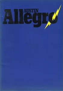 Austin Allegro c.1973 launch UK market full range sales brochure - Imagen 1 de 1