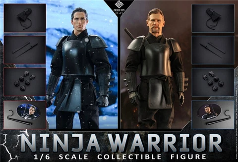 1/6 PRESENTTOYS Master Ninja Warrior Ra's al Ghul&Batman Figure PT-sp17Doll Cover