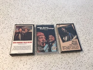 3 cassettes Merle Haggard/Willie Nelson-Pancho&Lefty  Willie Nelson & Waylon VG - Picture 1 of 14
