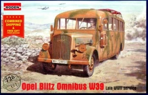 Roden 726 - 1/72 - Opel Blitz Omnibus W39 (Late WWII service)1939-1943 model kit - Picture 1 of 12