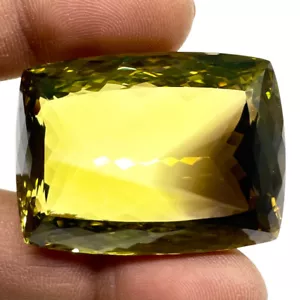 Ciondolo Quarzo Limone Naturale Certificato VVS 173 Cts Misura Gemma Inestimabile - Foto 1 di 24