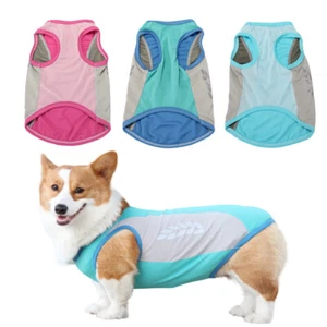 Pet Dog Cooling Vest Pet Breathable Mesh Summer Cool Coat Reflective PlusSize AU - Picture 1 of 19