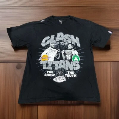 Vintage 2008 NBA Finals Clash Of The Titans Lakers Vs Celtics Shirt Size Medium - Image 1 of 3