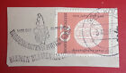 Germany Deutsche Bundespost 1957 20 Pf Schaffenburg Fancy Postmark On Piece 4237
