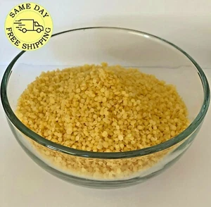 YELLOW BEESWAX by HERMES PASTILLES BEADS 100 % PURE 4 OZ - Picture 1 of 1