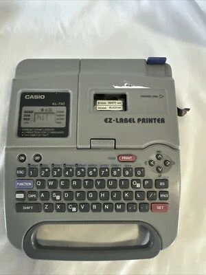 Casio KL-750 Label Maker Printing Machine Office Supplies - Image 1 of 4
