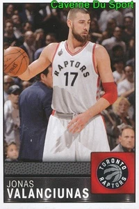 062 J. VALANCIUNAS LITHUANIA TORONTO RAPTORS STICKER NBA BASKETBALL 2017 PANINI - Picture 1 of 1