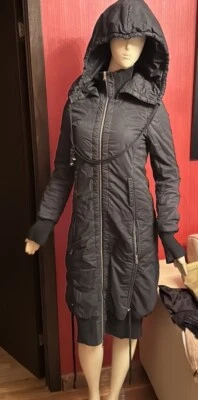 Alberta Ferretti 长连帽保暖拉链派克大衣 US4 — 第 1/4 张图片