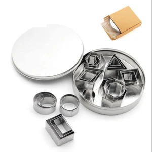 24pcs/set Stainless Steel Fondant Cake Pastry Biscuit Cookie Cutter Sugarcraft - Picture 1 of 2