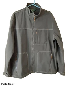 Woolrich Soft Shell  Zip Pockets Hem Drawcord  Fleece Lined Outdoor Jacket XL - Picture 1 of 12
