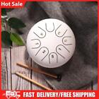 Steel Tongue Drum Portable Drum 6 Inches 8 Notes For Kids Adults White