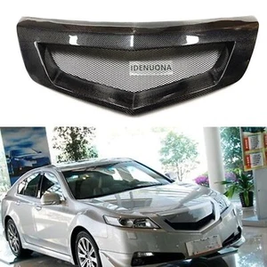 Real Carbon Fiber Front Bumper Grill For Acura TL 2009-2011 2010 Sedan - Picture 1 of 10