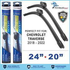 windshield wiper Beam blades replacement 24" 20" For Chevy Traverse 2018-2022