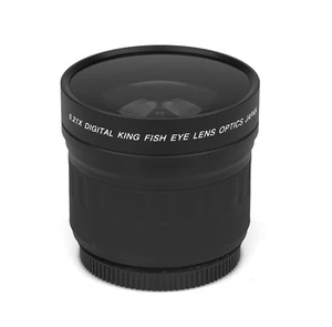 0.21x - 52mm Fisheye Super Wide Angle Real Glass Lens 52 Fish Eye - Picture 1 of 1