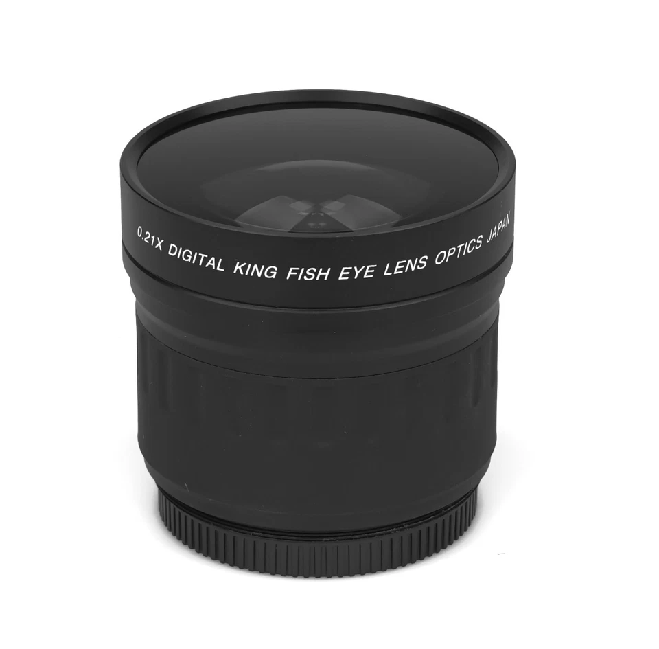 0.21x - 52mm Fisheye Super Wide Angle Real Glass Lens 52 Fish Eye - Image 1 of 1