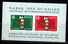 Svizzera 1959 Mi. Bl. 16 Foglietto 100% Nuovo ** Esposizione, NABAG