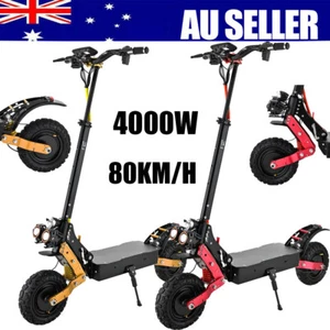 Portable 4000W 70-80KM/H Electric Scooter Dual Motor Foldable Off Road E-Bike - Picture 1 of 29