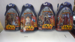 Star Wars Revenge of The Sith Sneak Preview Set de 4 figurines