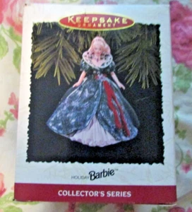 VINTAGE 1995 HALLMARK BARBIE CHRISTMAS ORNAMENT NEW MINT IN BOX - Picture 1 of 5