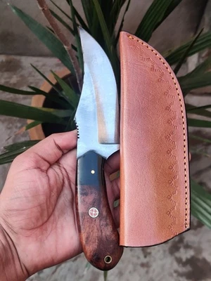 Handgemachtes 8,5" Jagdmesser – Outdoor- & Campingmesser mit Holzgriff - Bild 1 von 4