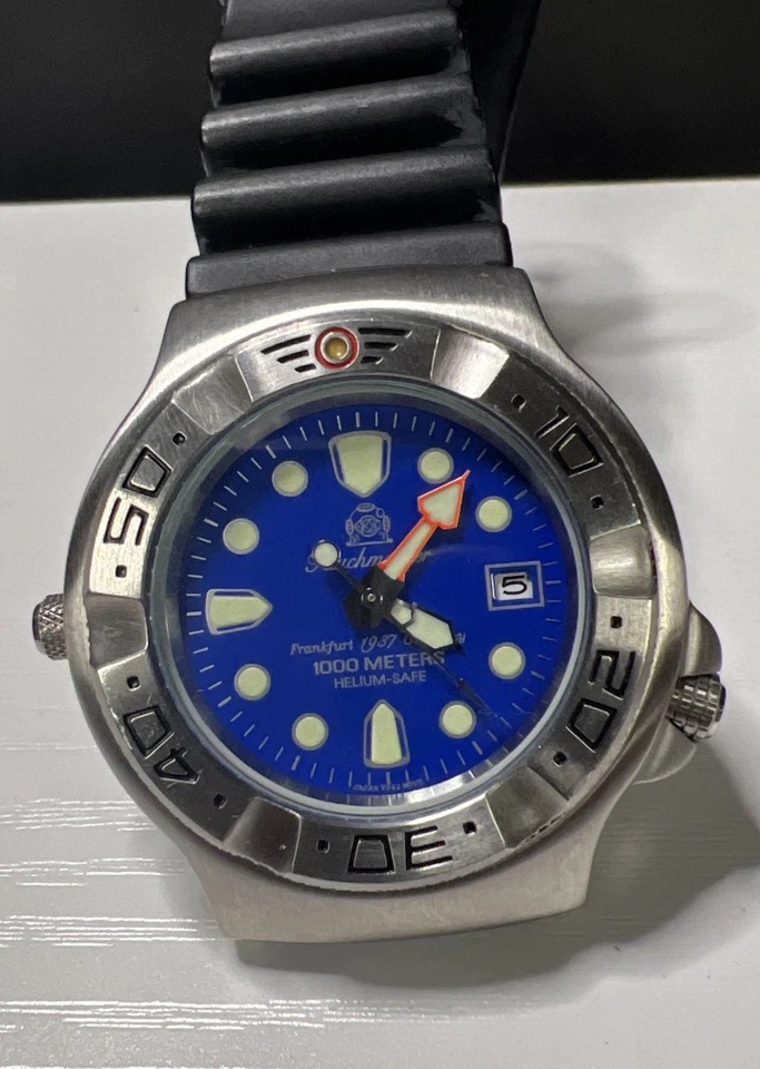 Tauchmeister 1937 T0037 Limited Edition Men’s Watch Rare Blue 1000M Diver - Image 1 of 4