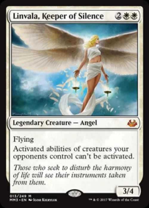 MTG English Linvala, Keeper of Silence NM Foil Modern Masters 2017 - Image 1 of 1