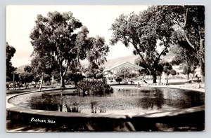 RPPC Fuente en el Parque Hidalgo Pachuca Hidalgo Mexico c1950 UNP Photo Postcard - Picture 1 of 2