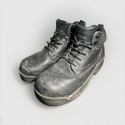 Work Boots Hytest Safety Footwear Steel Toe 6” Opanka Size 11 Wide Width. - Image 1 of 4