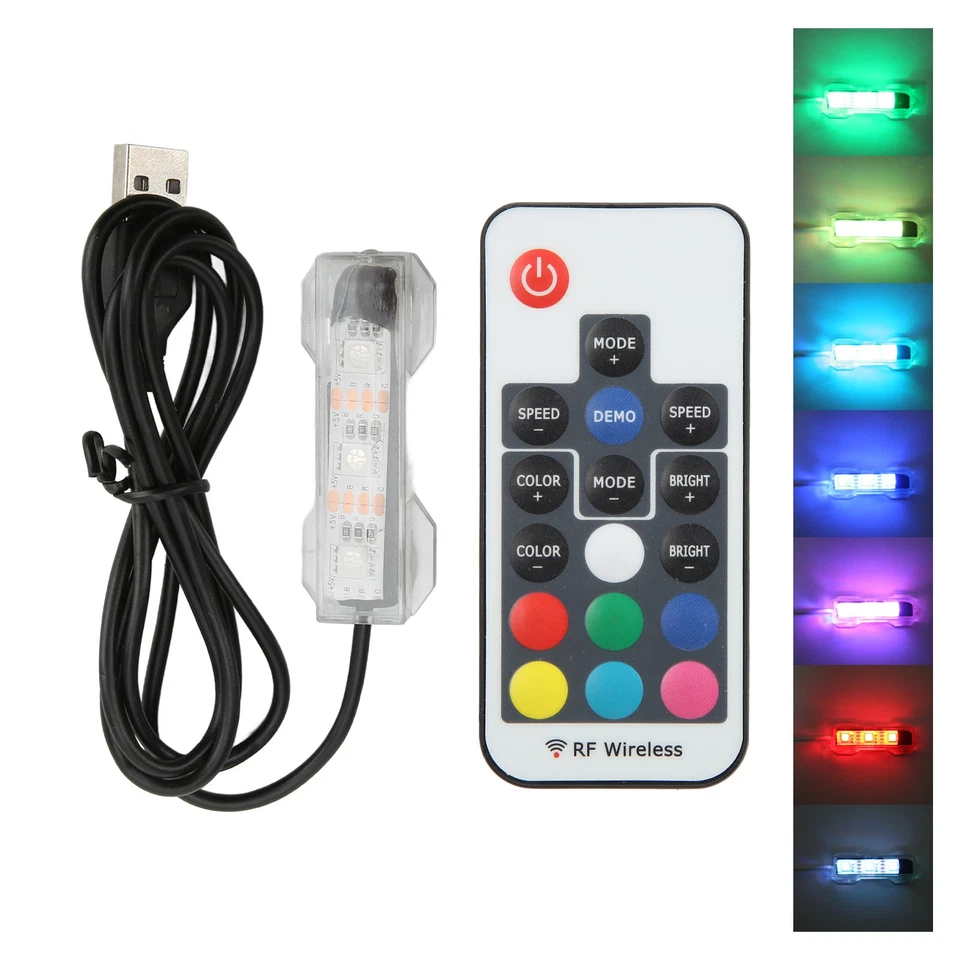 LED Aquarium Light Micro Landscape Fish Tank Remote Control Light For Medium - Image 1 of 4