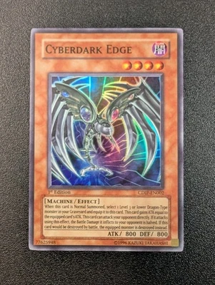 Cyberdark Edge CDIP-EN002 Super Rare 1st Edition Yugioh Card LP - Image 1 of 4