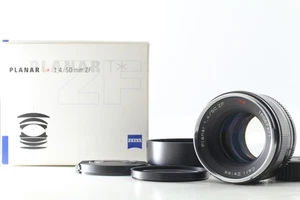 [TOP MINT in BOX HOOD] Carl Zeiss Planar T* 50mm F1.4 ZF Lens For Nikon Japan - Picture 1 of 9