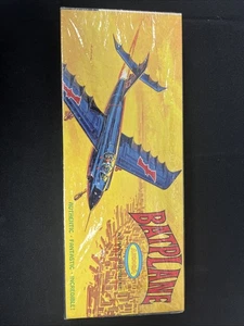 1966 Aurora Bat Plane Bat Man Factory Sealed Model Kit 487-98 - Picture 1 of 6
