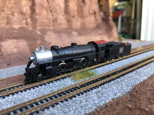 z scale Steam locomotives 4-6-2 dcc And Led Headligh & Tender Red Lights - Picture 1 of 4