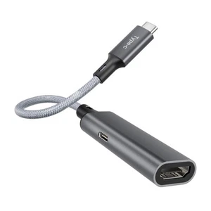 USB-C to HDMI Adapter with 100W Charging Port, 4K Thunderbolt 4 3 Input to HD... - Picture 1 of 7
