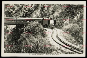 Koti Hill Kalka-Shimla Railway Train Engine Curves Track India Postcard - Picture 1 of 2